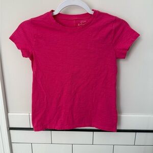 Crewcuts Vibrant Pink Short Sleeve Tee size 8-9